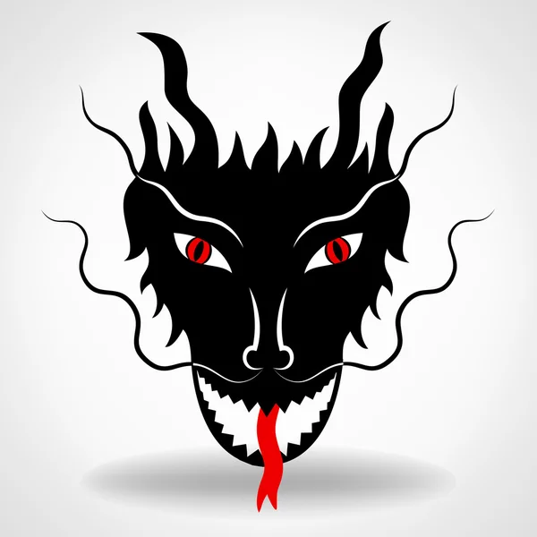 Dragon logo-vector ontwerpsjabloon, draak pictogram. — Stockvector