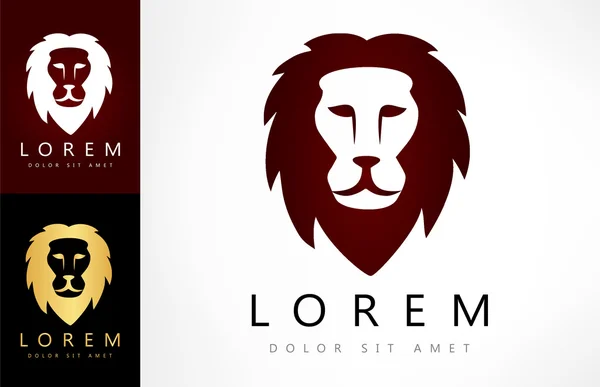 León logo animal — Vector de stock