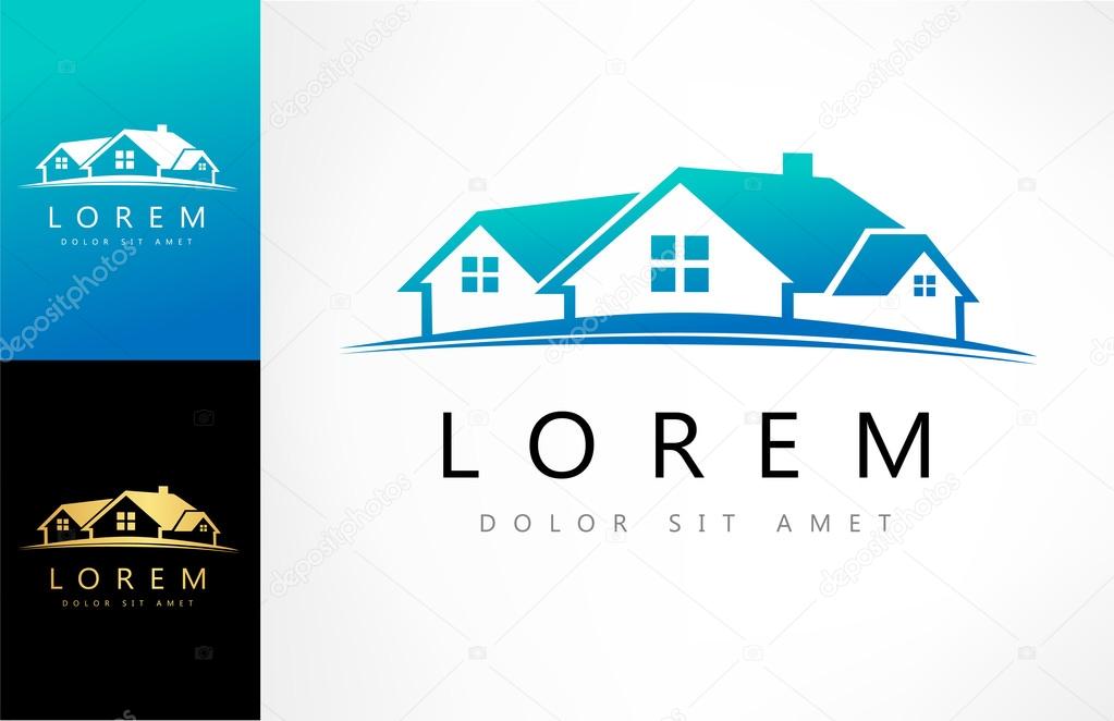 Houses logo,vector illustration