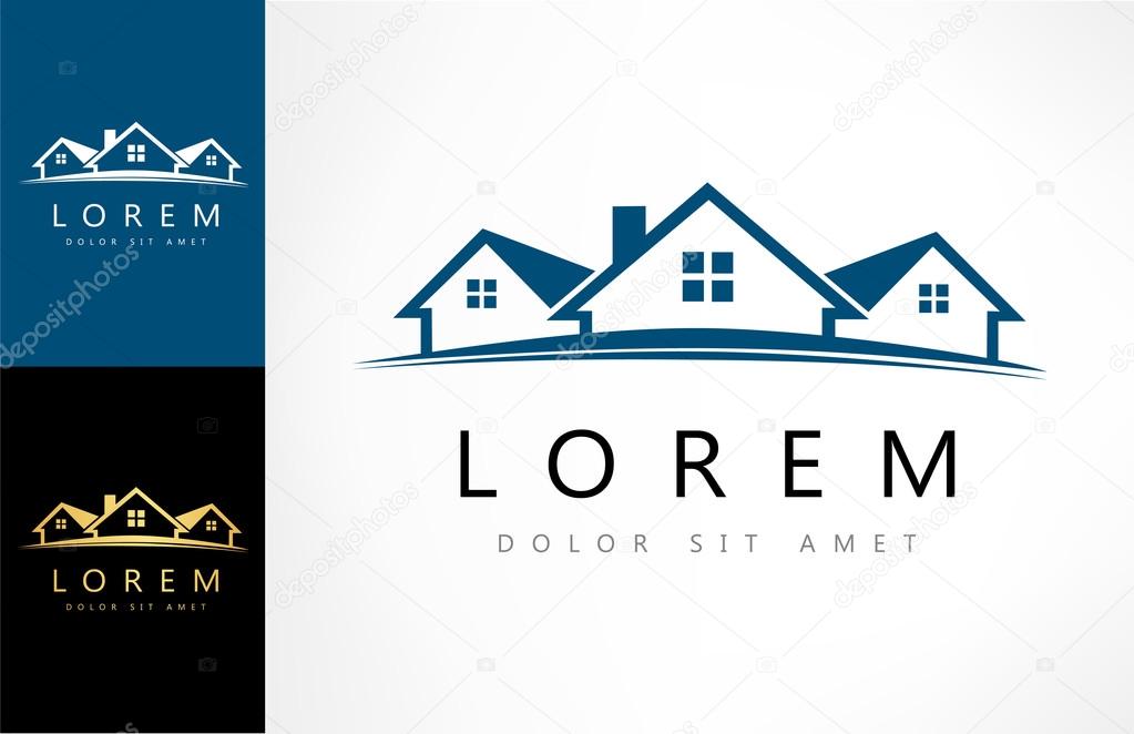 Houses logo,vector illustration