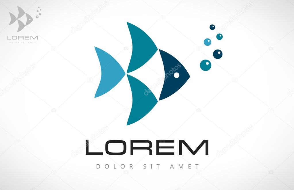 Fish logo. Vector illustration.