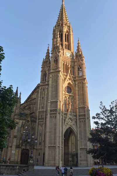 스페인 세바스티안 2021 Good Sheperd Cathedral San Sebastian — 스톡 사진