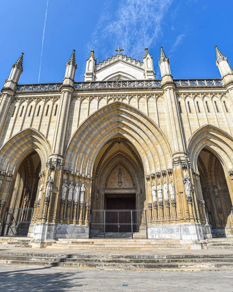 Vitoria Gasteiz Spain Aug 2021 Exformer Views Cathedral Santa Maria — 스톡 사진