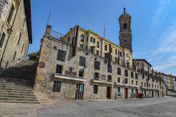 Vitoria Gasteiz Spanyolország 2021 Augusztus Plaza Del Machete Óvárosban Vitoria — Stock Fotó