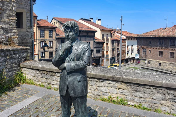 Vitoria Gasteiz Spanje Aug 2021 Standbeeld Van Wlesh Auteur Ken — Stockfoto