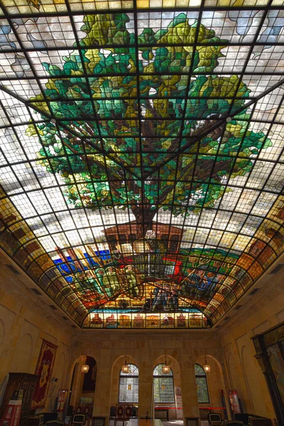 Guernica Ισπανία Σεπτεμβρίου 2021 Γυάλινη Οροφή Του Δέντρου Της Gernika — Φωτογραφία Αρχείου