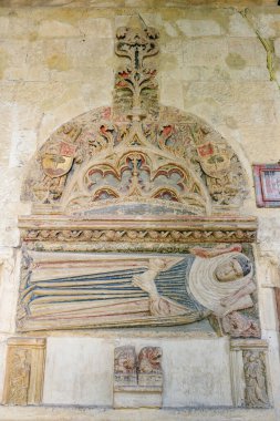 Salamanca, İspanya - 4 Mart 2025: Salamanca Katedrali 'nde gerçek sanat eserleri sergileniyor