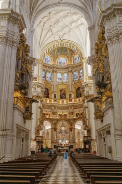 Granada, İspanya - 21 Ekim 2025: Santa Maria de la Encarnacion Katedrali