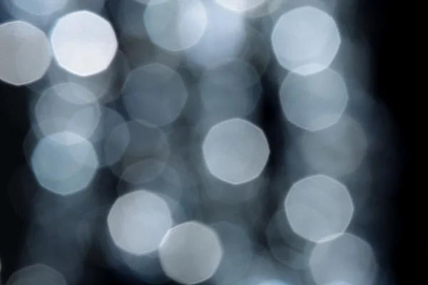 Linsenschlag verschwommenen Effekt funkelnden bunten Lichtern — Stockfoto