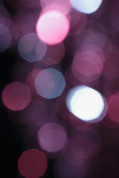 Objektiv vzplanutí rozmazaný efekt zářivě barevná světla — Stock fotografie