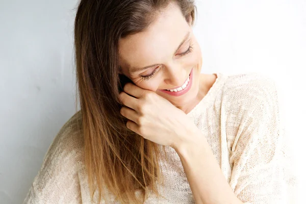 Candid portrait of a woman — Stock Photo, Image