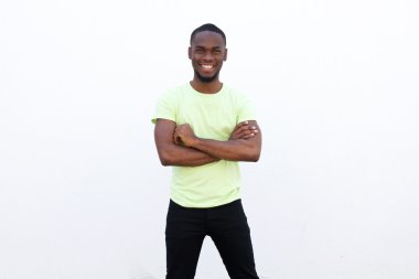 Mutlu Afro-Amerikan erkek