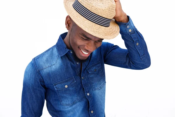 Hombre africano joven guapo — Foto de Stock