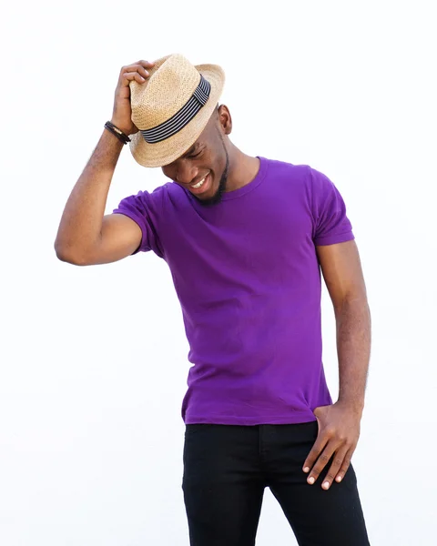 Joven guapo con sombrero —  Fotos de Stock