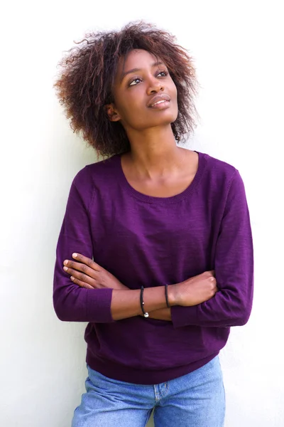 Attractive african american woman — Stock Photo, Image