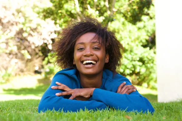 Attractive young black woman — Stock Photo, Image