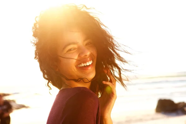 Despreocupado Jovem Mulher — Fotografia de Stock