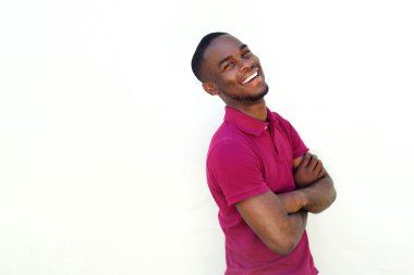 Afrikalı genç gülümseyen