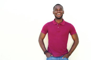 Yakışıklı genç Afrikalı erkek model