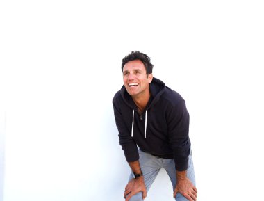 Serin modern orta yaşlı adam 