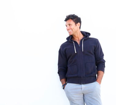 Olgun erkek gülümseyen 