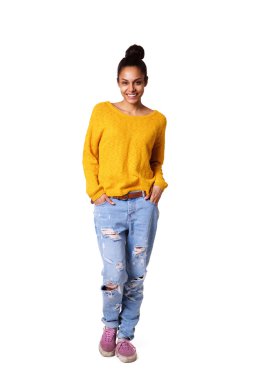 Şık genç Afrikalı kadın 