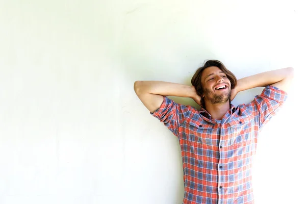 Laughing young man — Stock Photo, Image