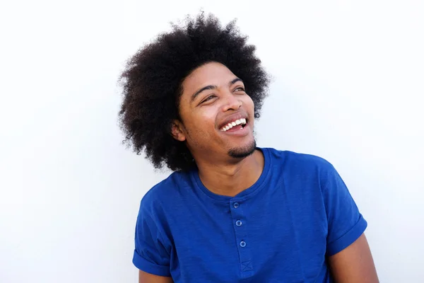 Tutup potret seorang pria kulit hitam muda yang keren — Stok Foto