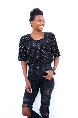 Şık genç Afrikalı kadın model