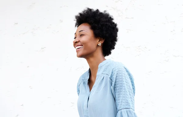 Smiling young african female — Stock Photo, Image