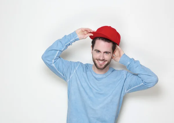 Cool guy smiling with hat