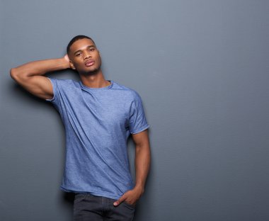 rahat Afro-Amerikan erkek 