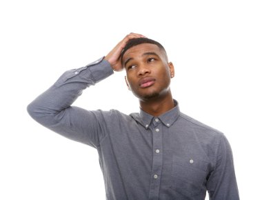 Karışık Afro-Amerikan adam