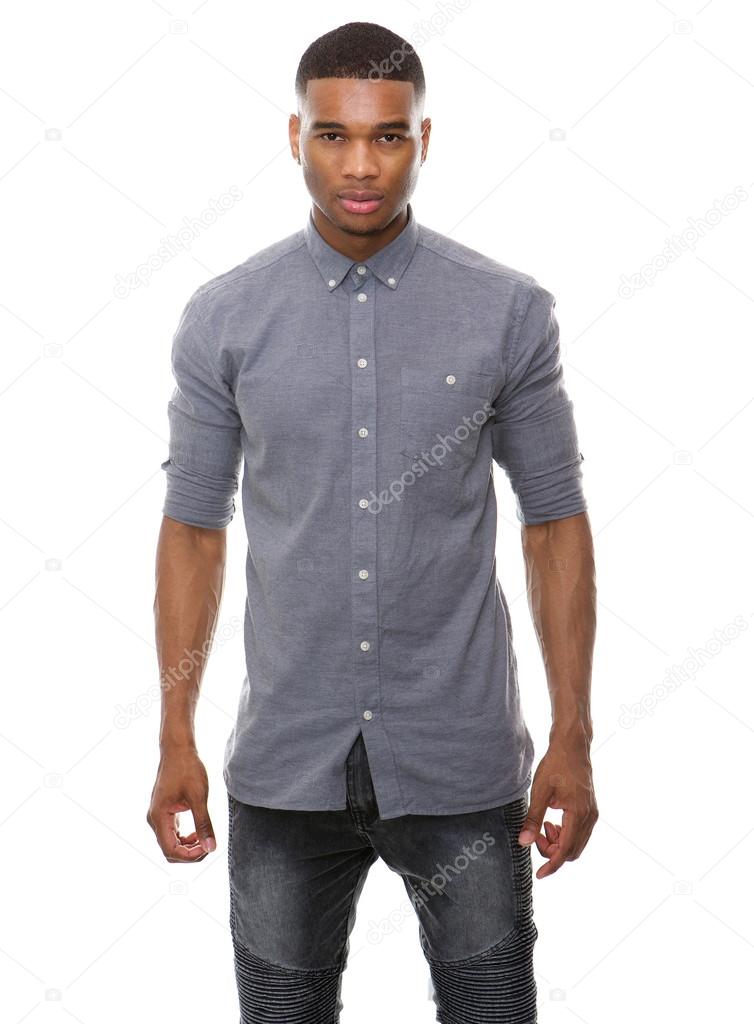 African american male fashion model