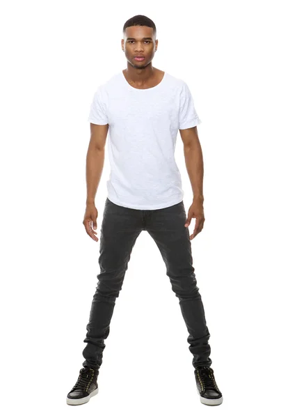 Guapo afroamericano masculino modelo de moda — Foto de Stock