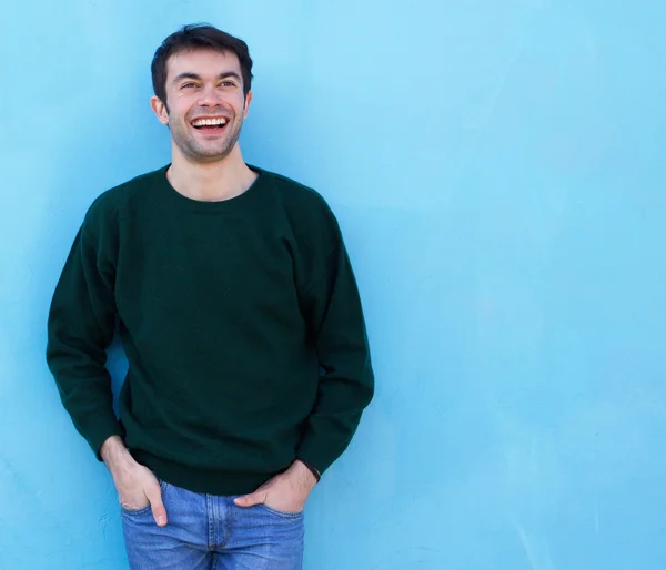 Portrait of a charming young man smiling — Stock Photo, Image