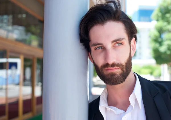 Cool businessman relaxing after work — Stock Photo, Image