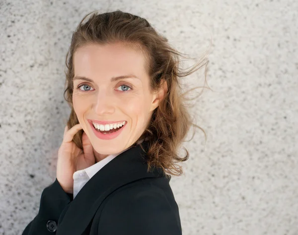 Modern business woman executive smiling — Stock Photo, Image