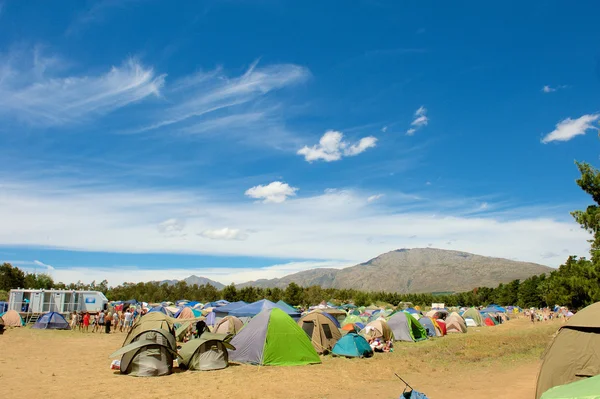 Tendas de campismo — Fotografia de Stock