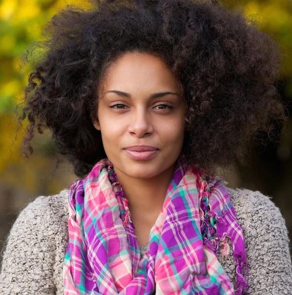Beautiful young mixed race woman — Stock Photo, Image