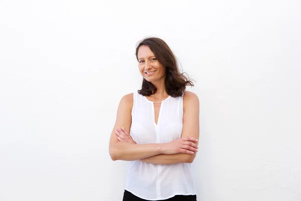 Smiling woman in her 30s — Stock Photo, Image