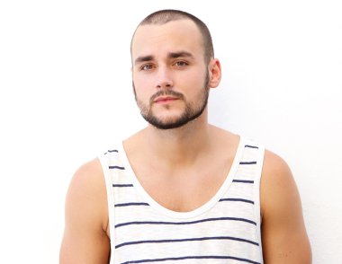 Sakallı çekici genç adam 