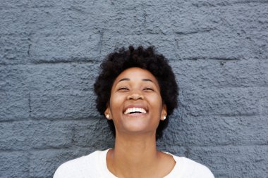 güzel Afrikalı genç kadın