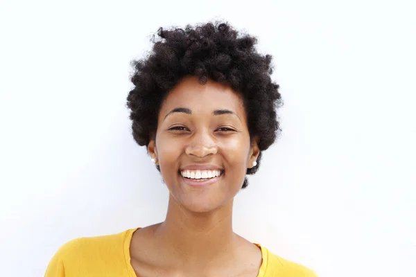 Sonriente joven negro mujer —  Fotos de Stock