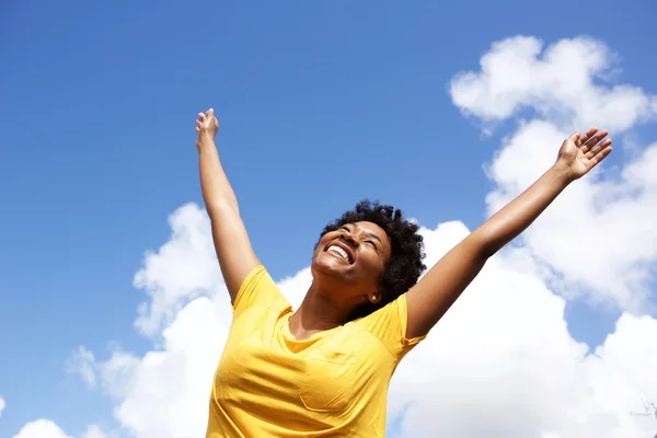 Cheerful young woman — Stock Photo, Image