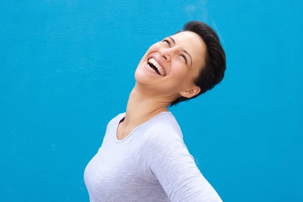 Junge Frau aus nächster Nähe — Stockfoto