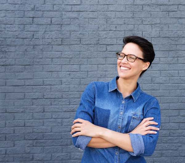 Smiling young woman — Stock Photo, Image