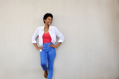 Çekici şık Afrika kadın