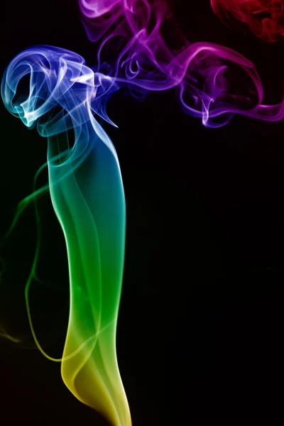 Forms with smoke — Stock Photo, Image