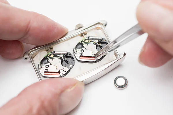 Reparation and restoration of watches — Stock Photo, Image